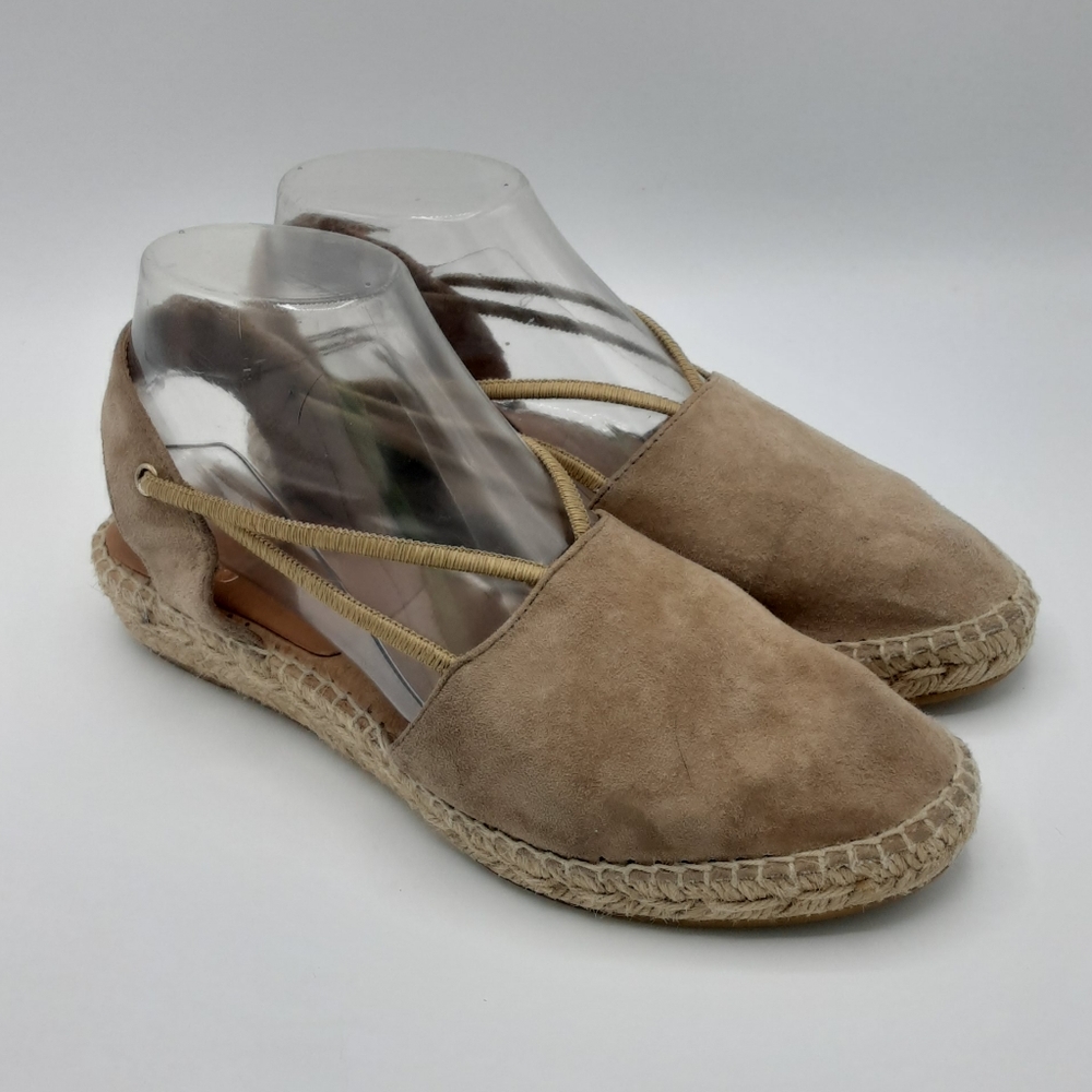 Kanna Espadrille Suede Platform Boho Sandal.